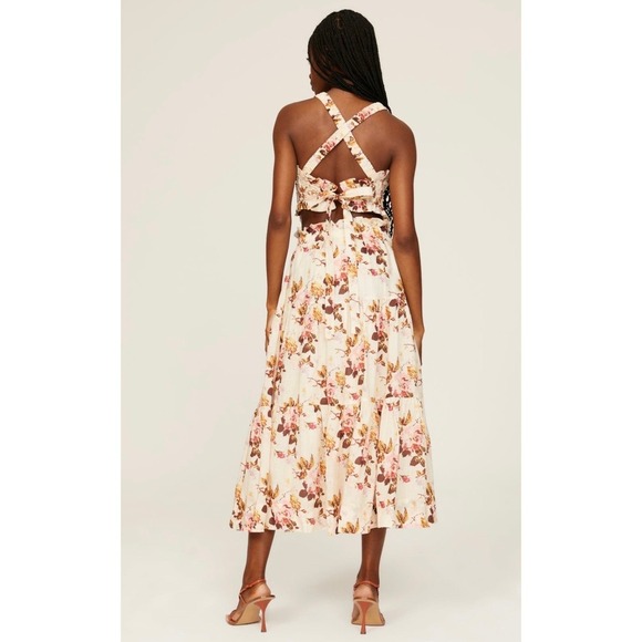 Sea New York Smocked Apron Dress Size M (US 6-8) Casual Beach Travel - Picture 8 of 10